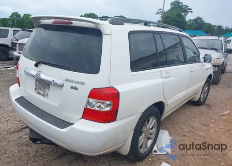2007 Toyota Highlander Hybrid V6 from USA, damaged, VIN JTEDW21AX70019079